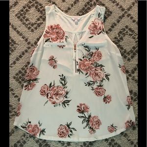 Candie’s Floral Sleeveless Tank